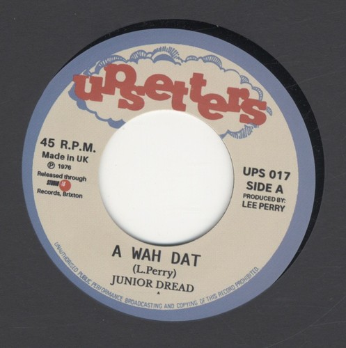 Junior dread upsetter a - /,